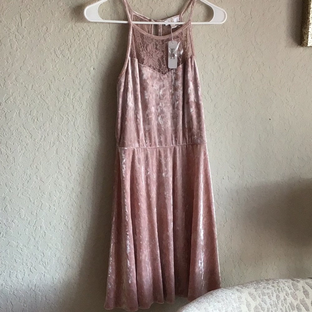 CLOSET CLEAR OUT Charlotte Russe velvet dress NWT